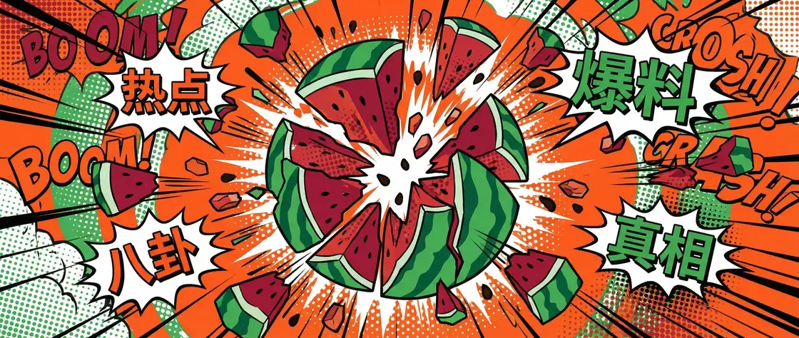 吃瓜社区 今日头瓜爆炸漫画横幅